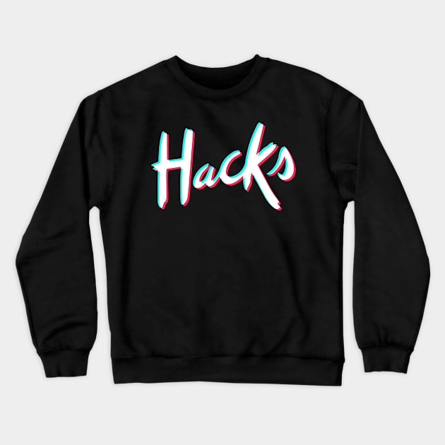 Hacks HBOMax Original Logo in 3d Crewneck Sweatshirt by Emmikamikatze